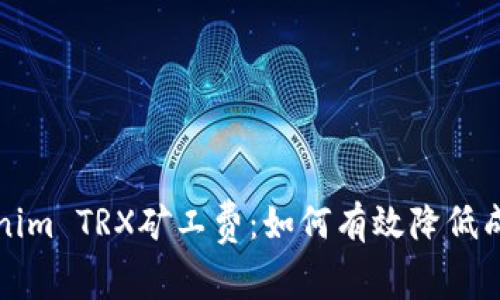 深度解析Tokenim TRX矿工费：如何有效降低成本与提升收益